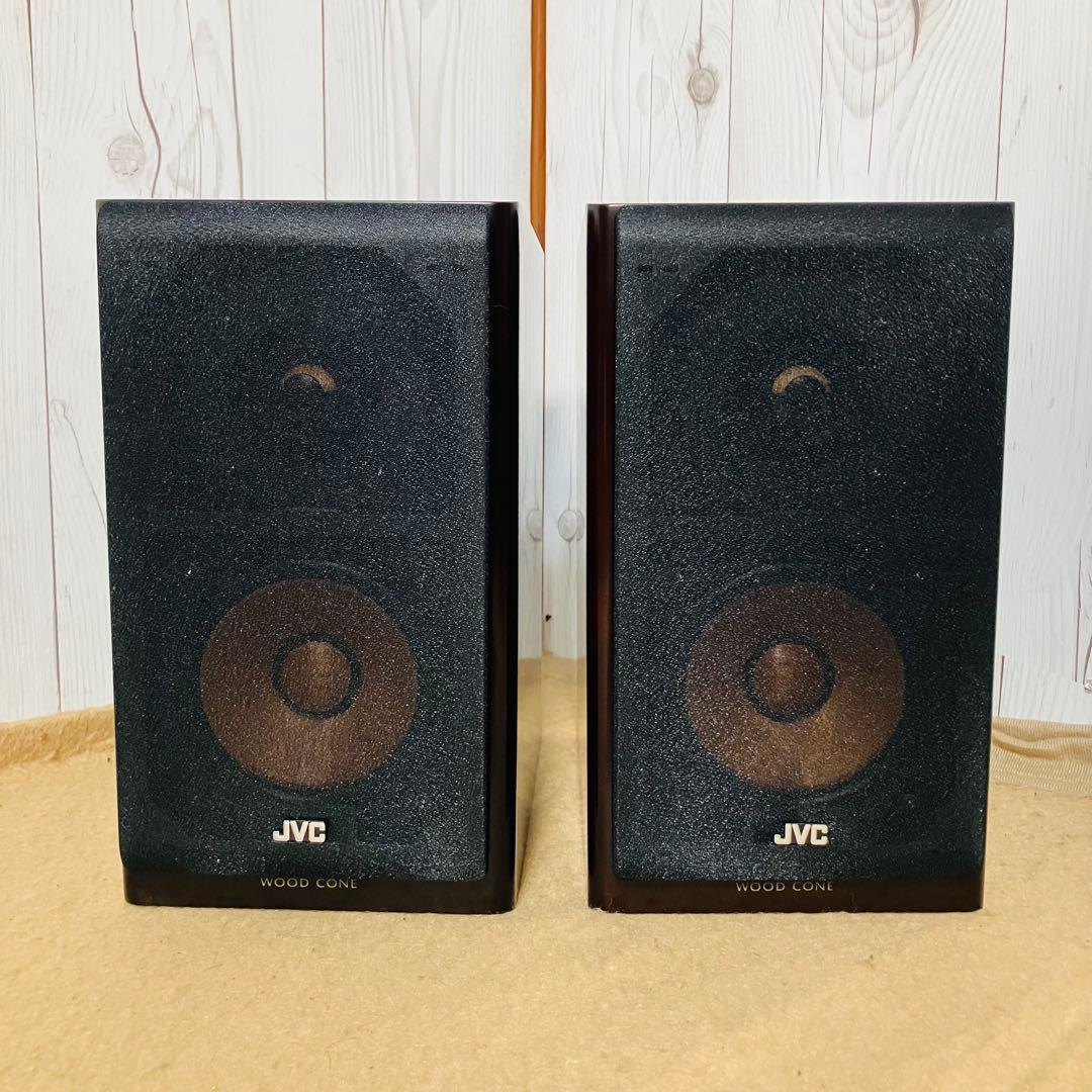 極美品 JVC SX-WD7VNT 2ウェイスピーカー ウッドコーン 外箱付き