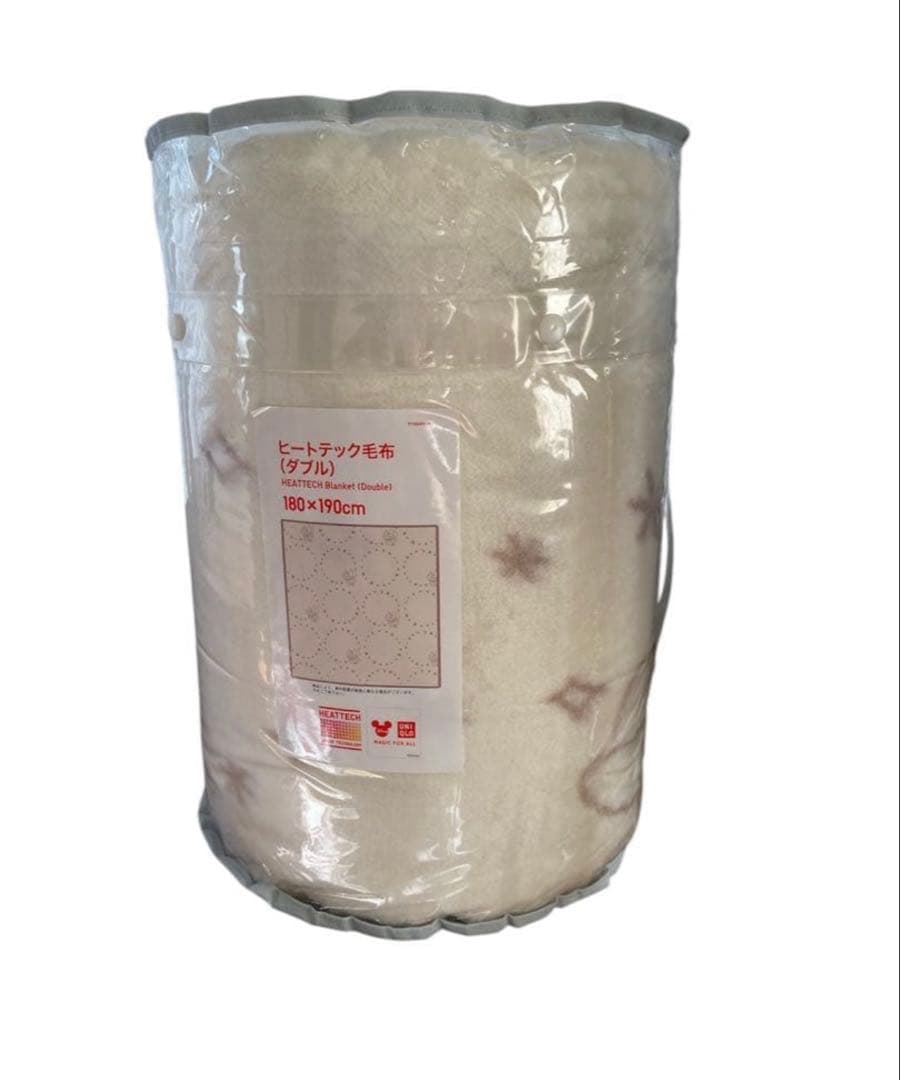 や*す様 新品 ユニクロ ディズニー 毛布 ヒートテック ダブル ミニーマウス