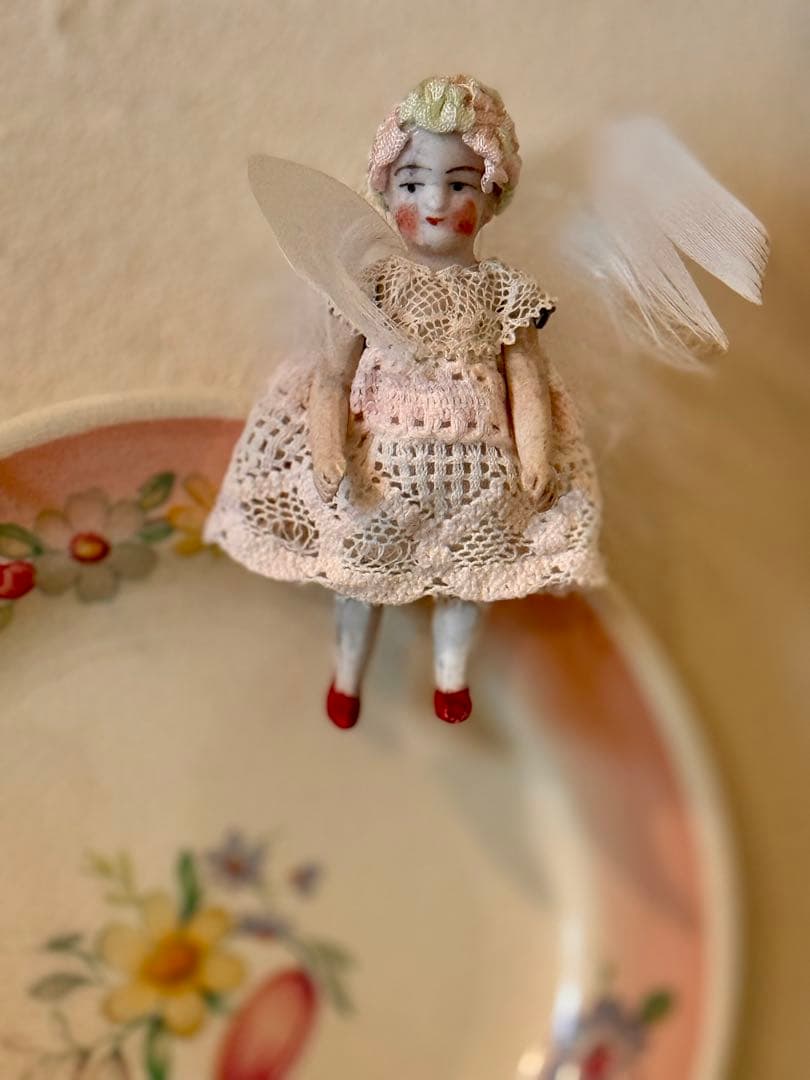 アンティーク　ミニョネット　＊天使＊　妖精　オールビスク