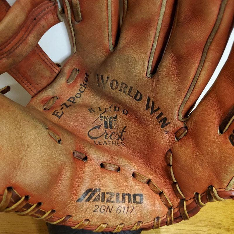ミズノ 秋山幸二モデル L-01 ワールドウィン Mizuno 軟式グローブ