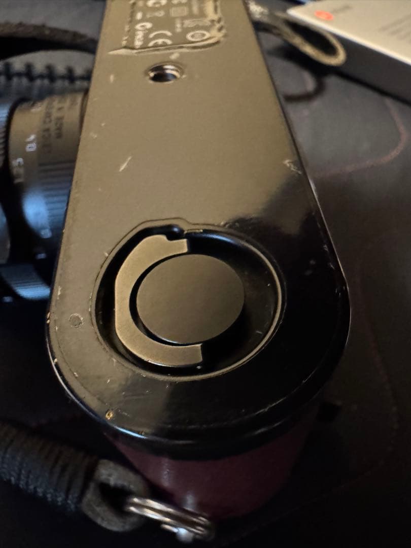 Leica M9ブラックペイント/カスタマイズレザーCCD交換対策済・保証書付