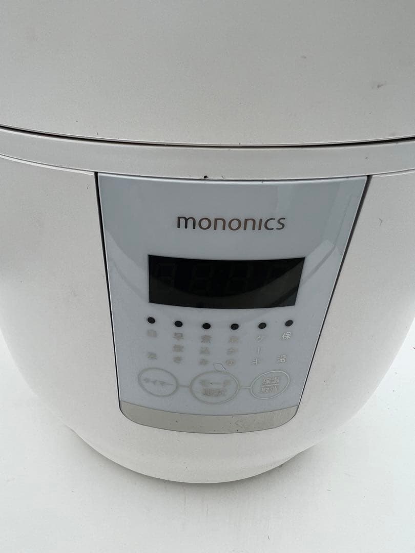 【高年式】2022年式 3合 mononics 炊飯器 MN-RC12-BK