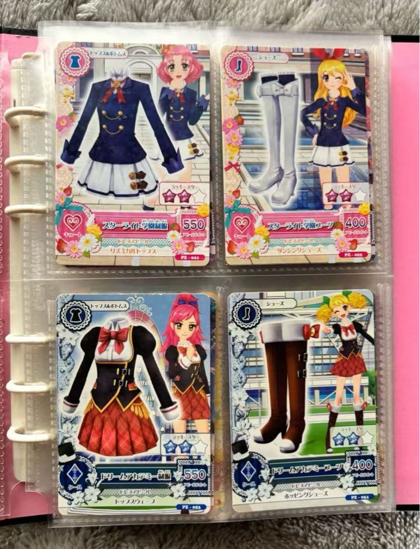 こ*く様 アイカツカード　平成女児カード　まとめ売り　700枚以上　バインダー3