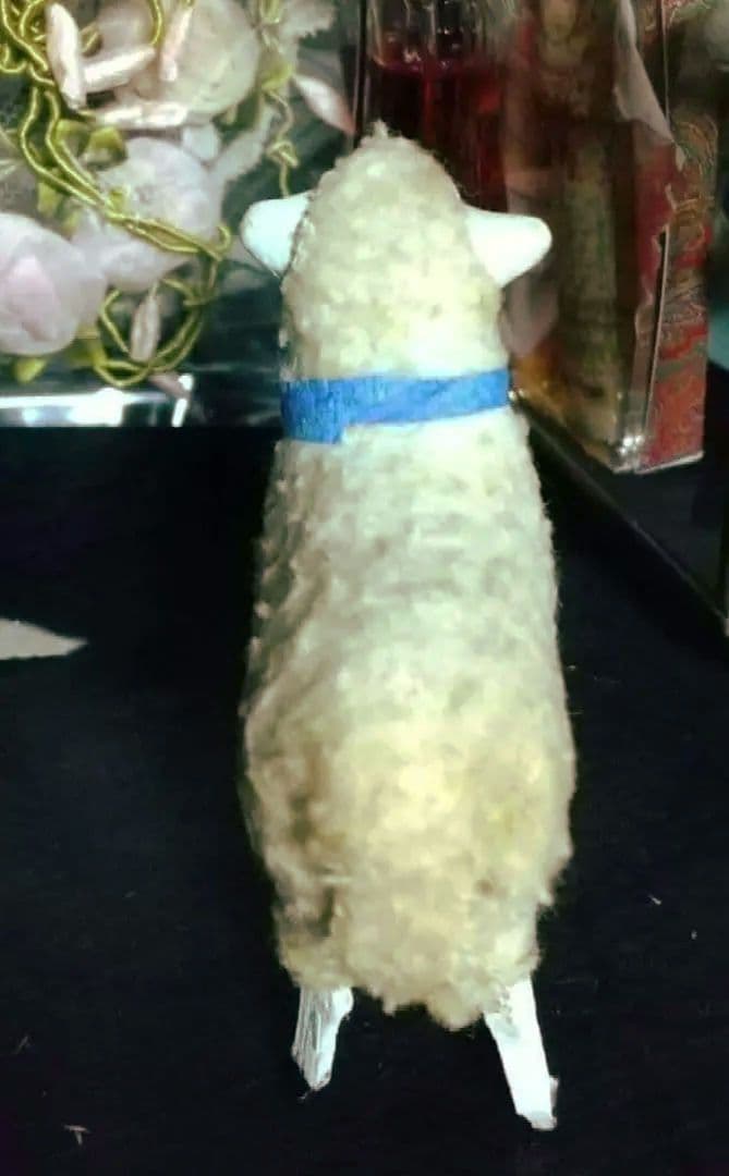 ❀ジャーマン/フランス アンティーク　鈴付きシープ/ひつじ♪クレッシュ