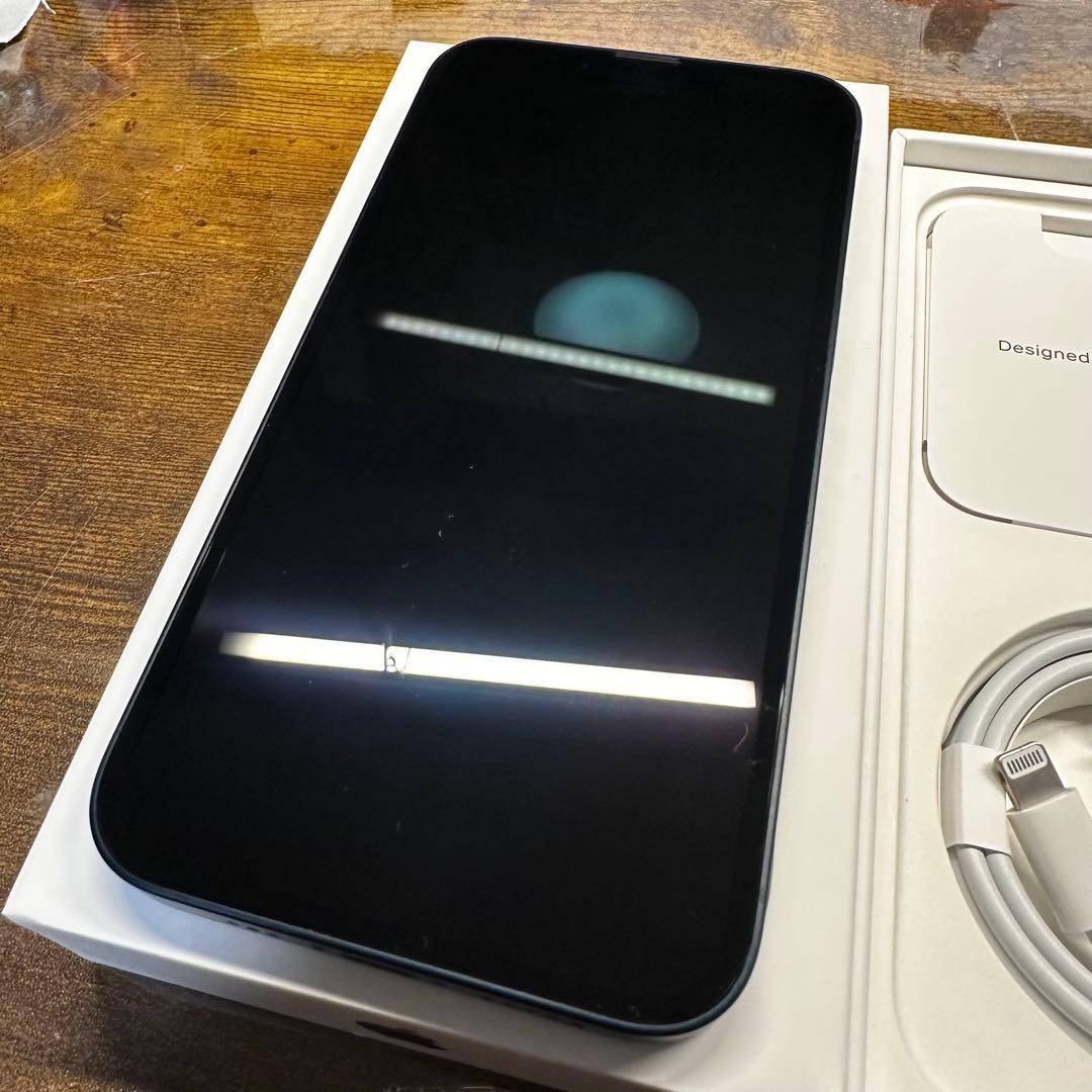 iPhone 13 ブラック128GB SIMフリー本体　バッテリー100%