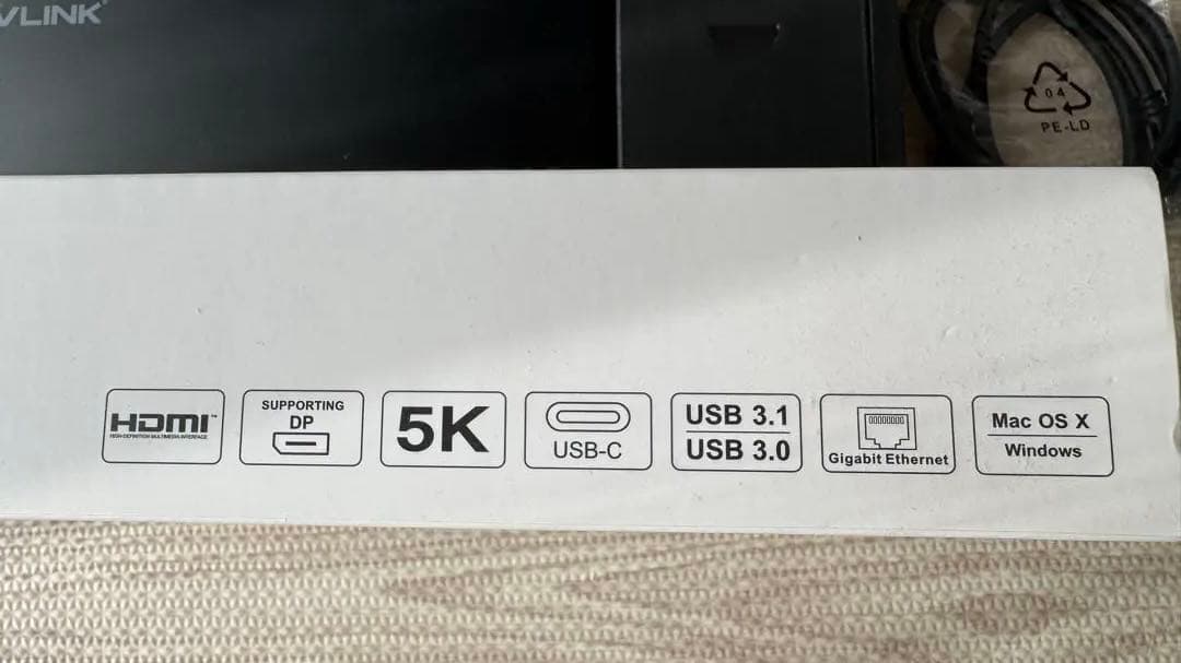 WAVLINK 5K USB-C デュアルドッキングステーション
