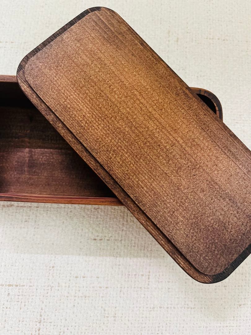 新品　杉の木クラフト　弁当箱（小）