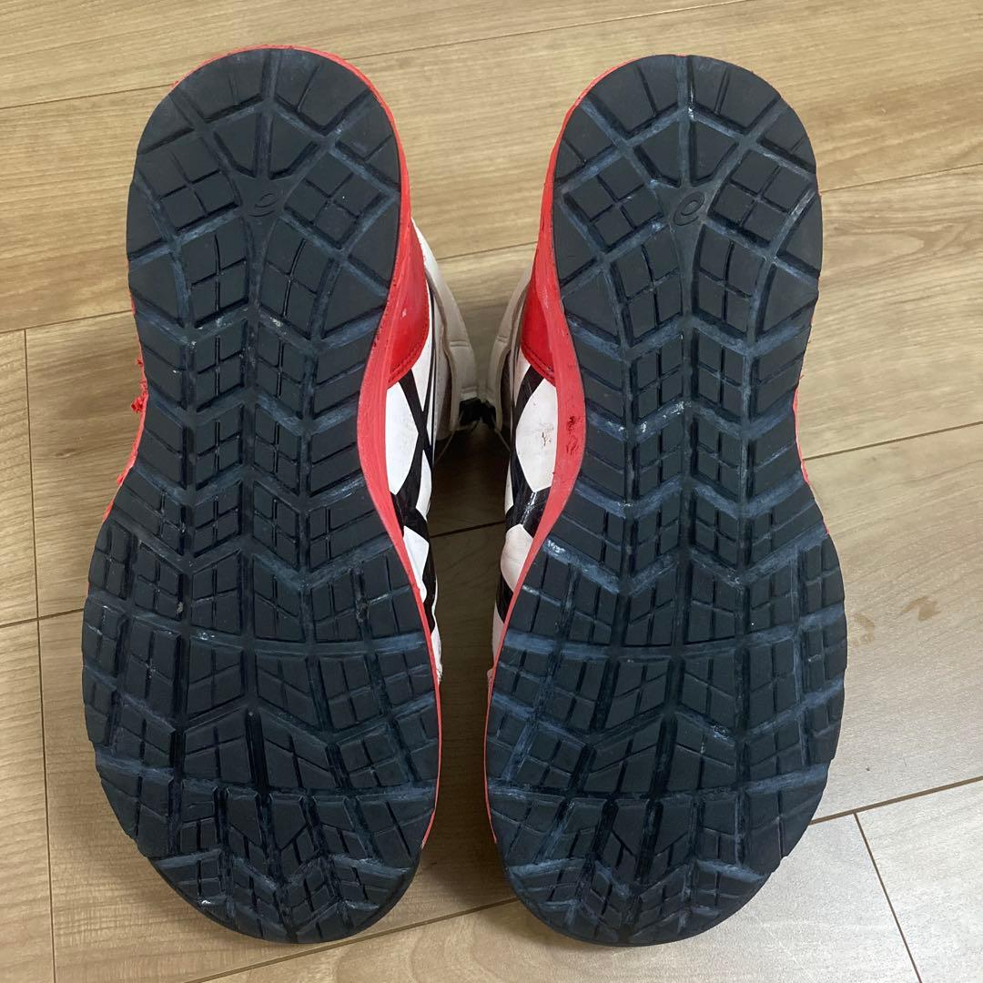 ASICS SOA 安全靴 ホワイト/レッド