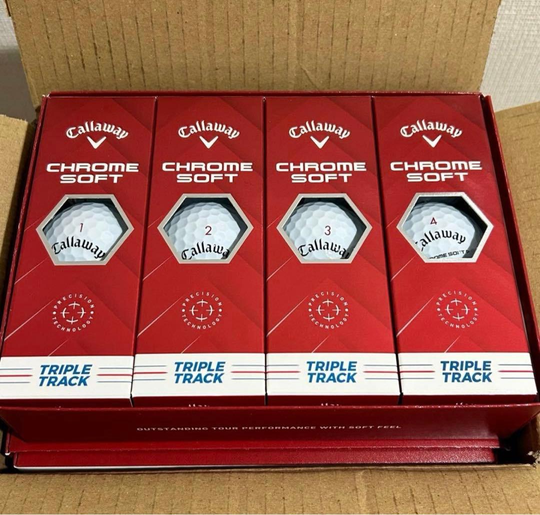 キャロウェイ(Callaway) ゴルフボール CHROME SOFT 24