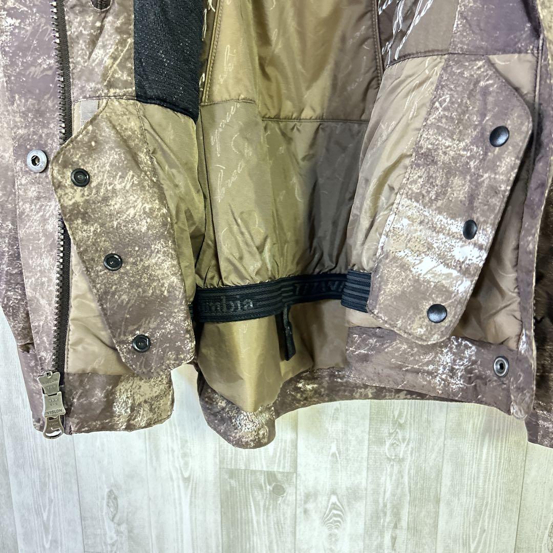 【ケイ様】コロンビア　ダウン　ボード　ウェア　ブラウン　茶レディーズS90