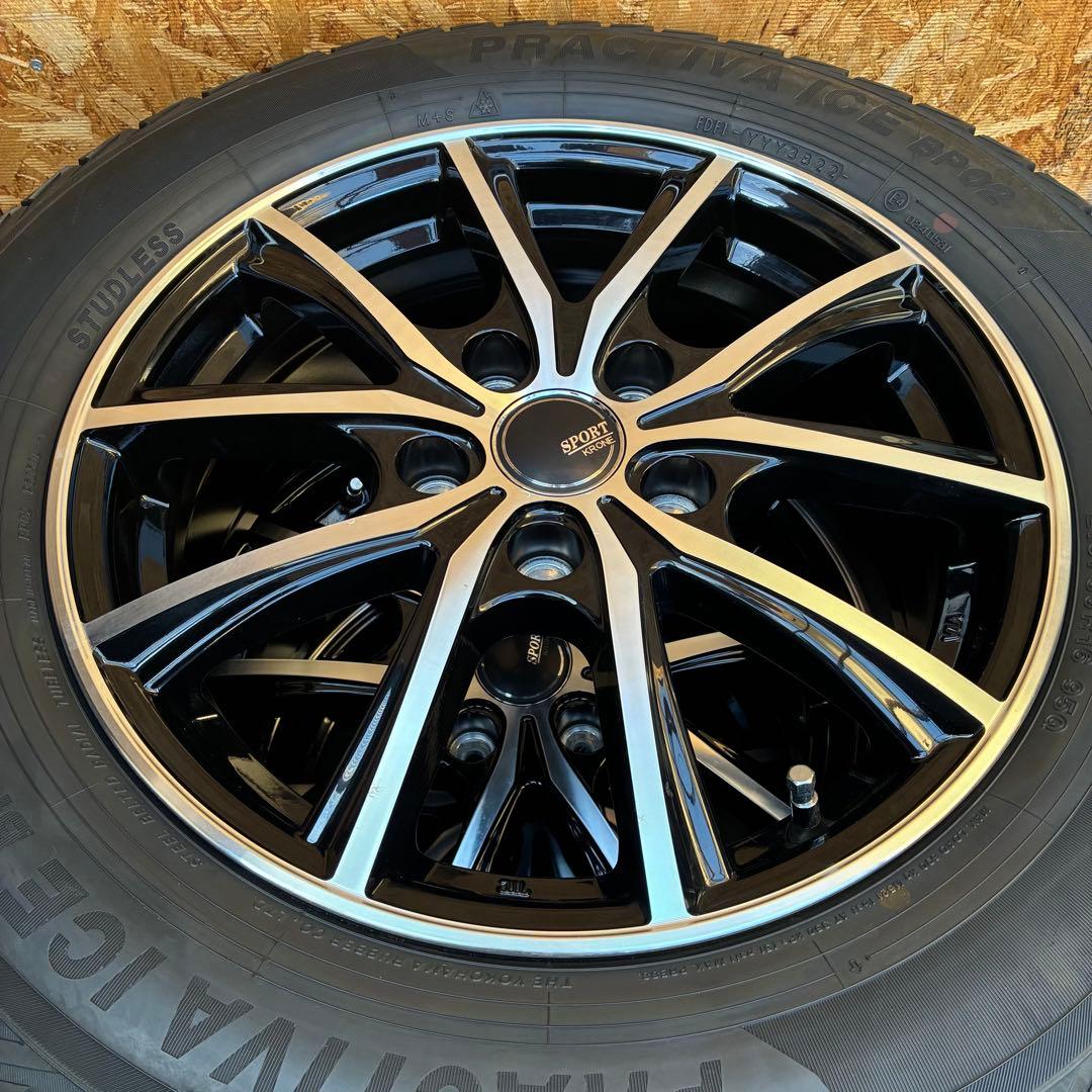 0721 スタッドレスPRACTIVA ICE BP02 ヨコハマ　ホイール付