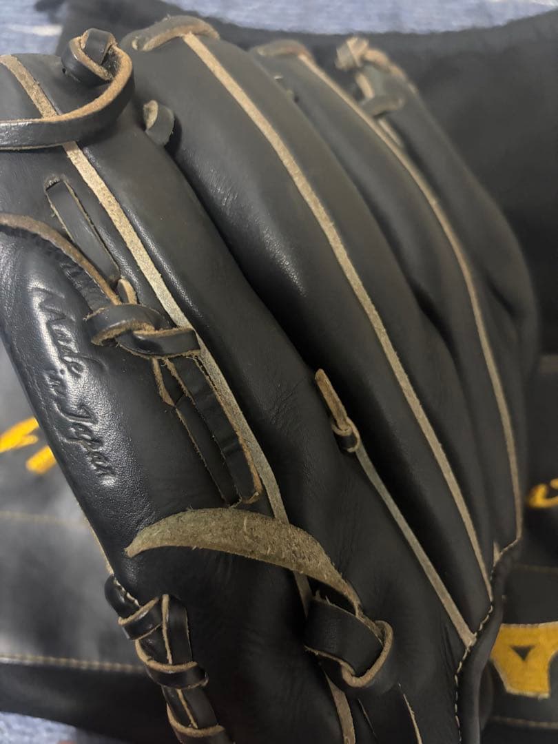 Mizuno プロブラック グローブ 右投げ内野手用