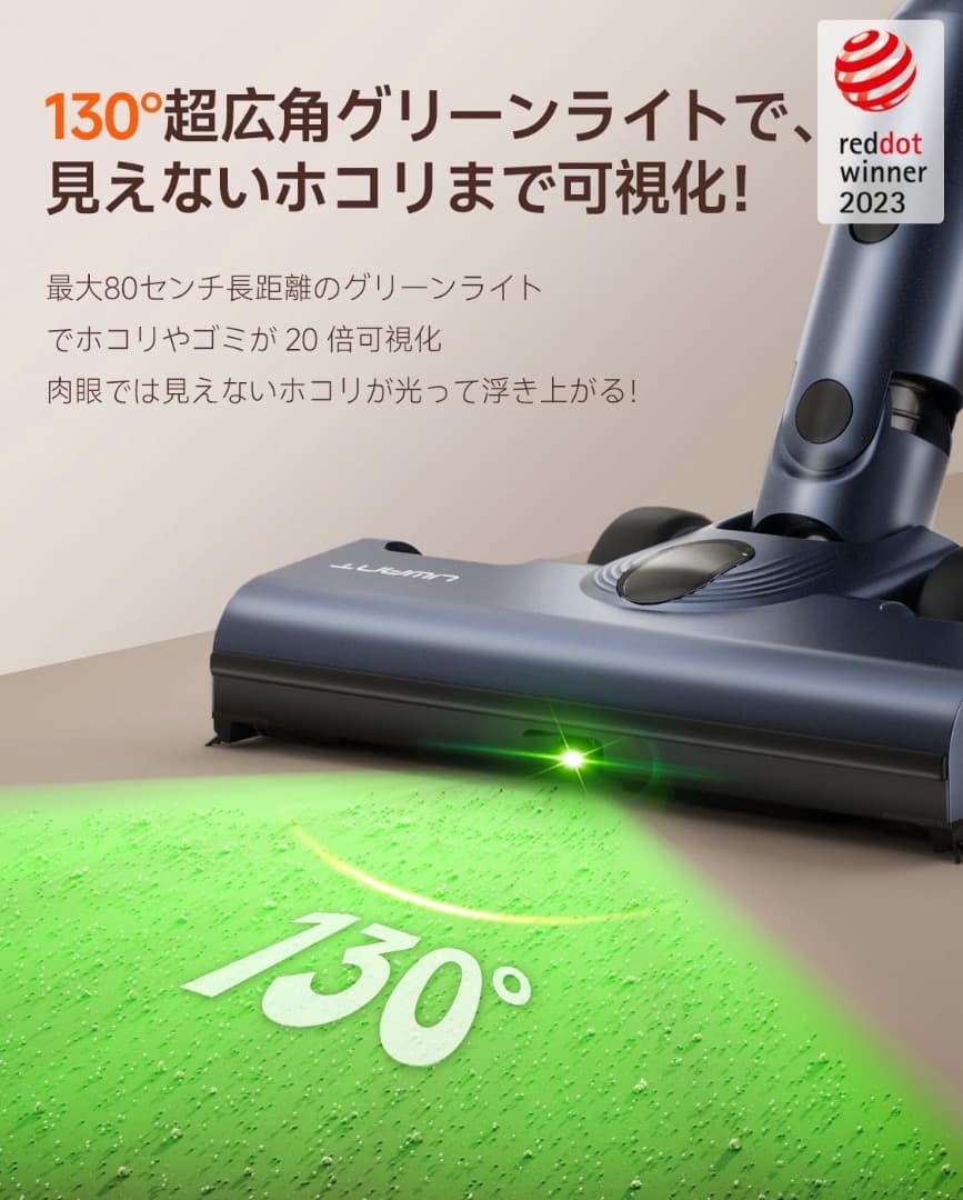 uwant V600掃除機 コードレス 65000Pa 自動ゴミ収集ドック