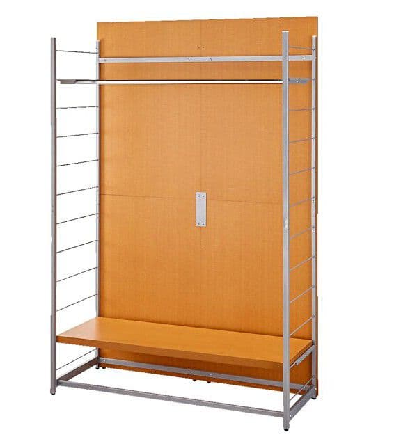 ディノス　間仕切り収納　パネル収納ハンガーラック　パーテーション　間仕切り家具