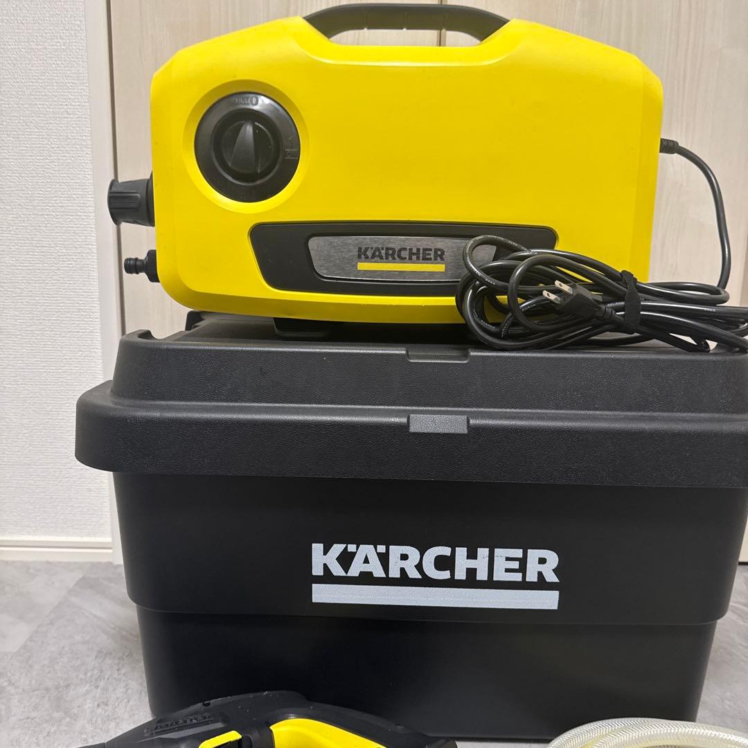 KARCHER ケルヒャー K2 サイレント 高圧洗浄機 洗剤 専用BOX付き