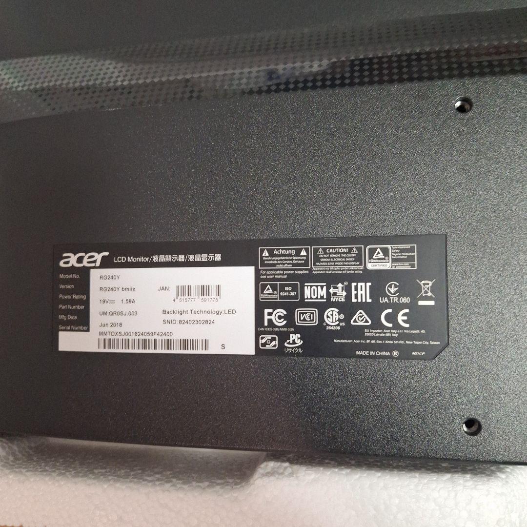 RG240Ybmiix Acer ゲーミングモニター 23.8インチ IPS