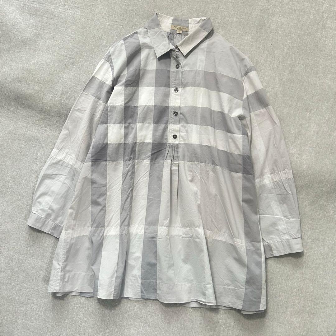 BURBERRY BRIT⭐︎バーバリーノバチェック プルオーバーシャツ XL