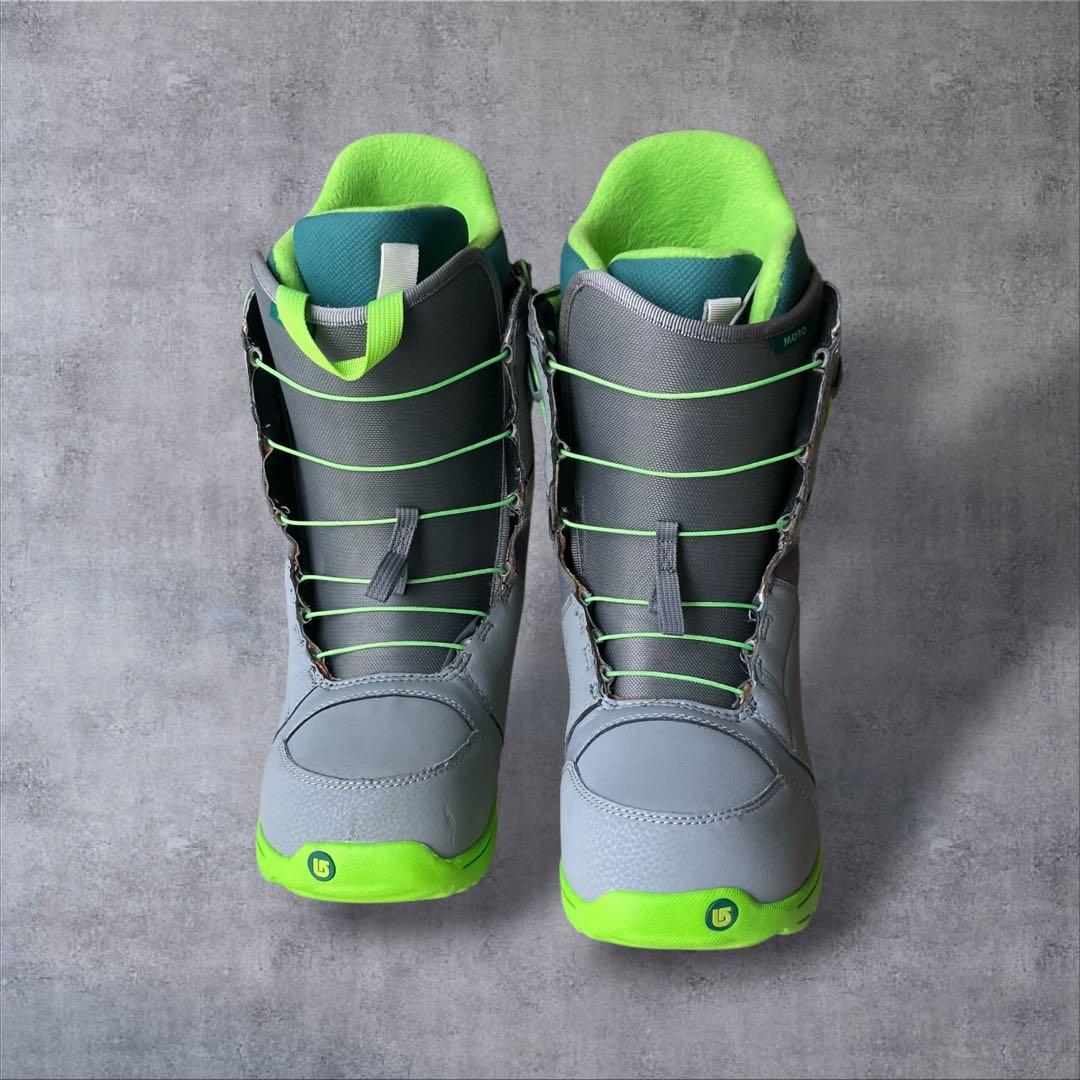 バートンBurtonブーツ27.5MOTOモトスノーボードウェアグレーグリーン