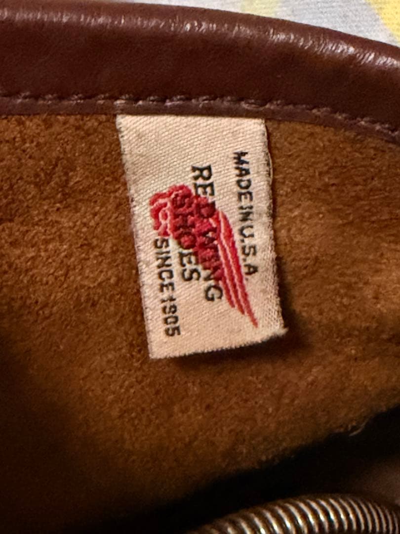 縦羽　02年製レッドウイング875 US9.5 27.5E ソール張り替え済み