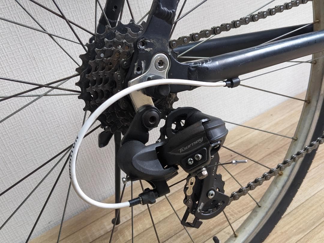 メンテ済！クロスバイク ブラック　神奈川より