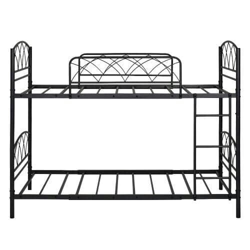 二段ベッド 2段ベッド パイプベッド 二段ベッドロータイプ 子供ベッド シング