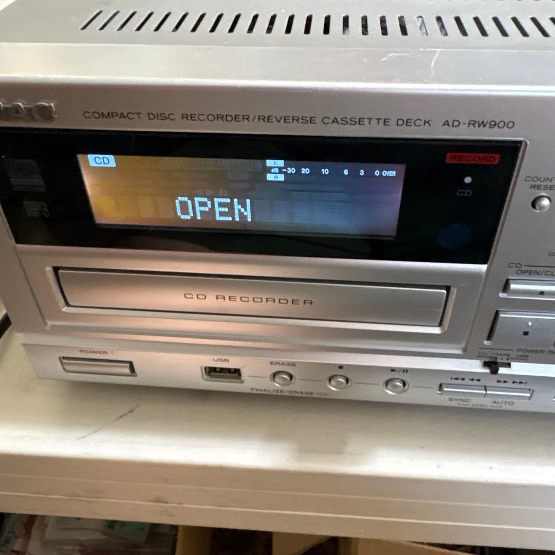 S*i様 ジャンク　TEAC AD-RW900 S ティアック USB接続対応C
