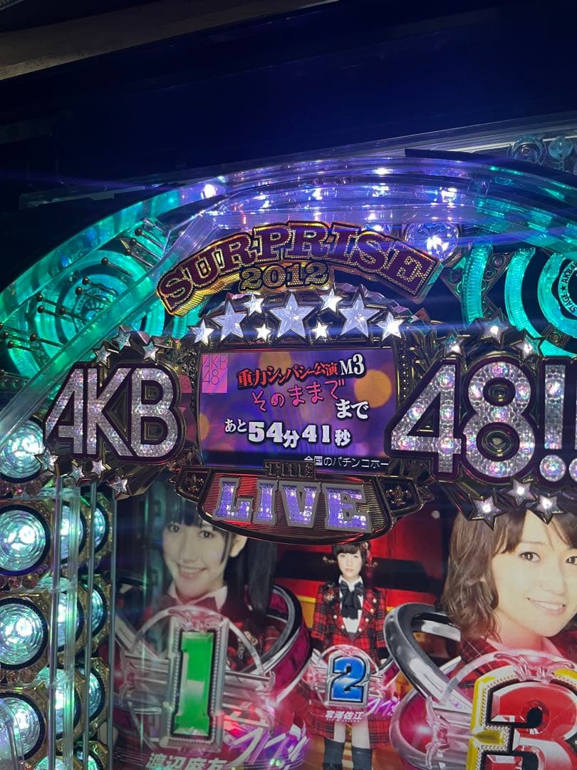 家庭用電源　パチンコ 実機 AKB48 初代 循環仕様　データカウンター付
