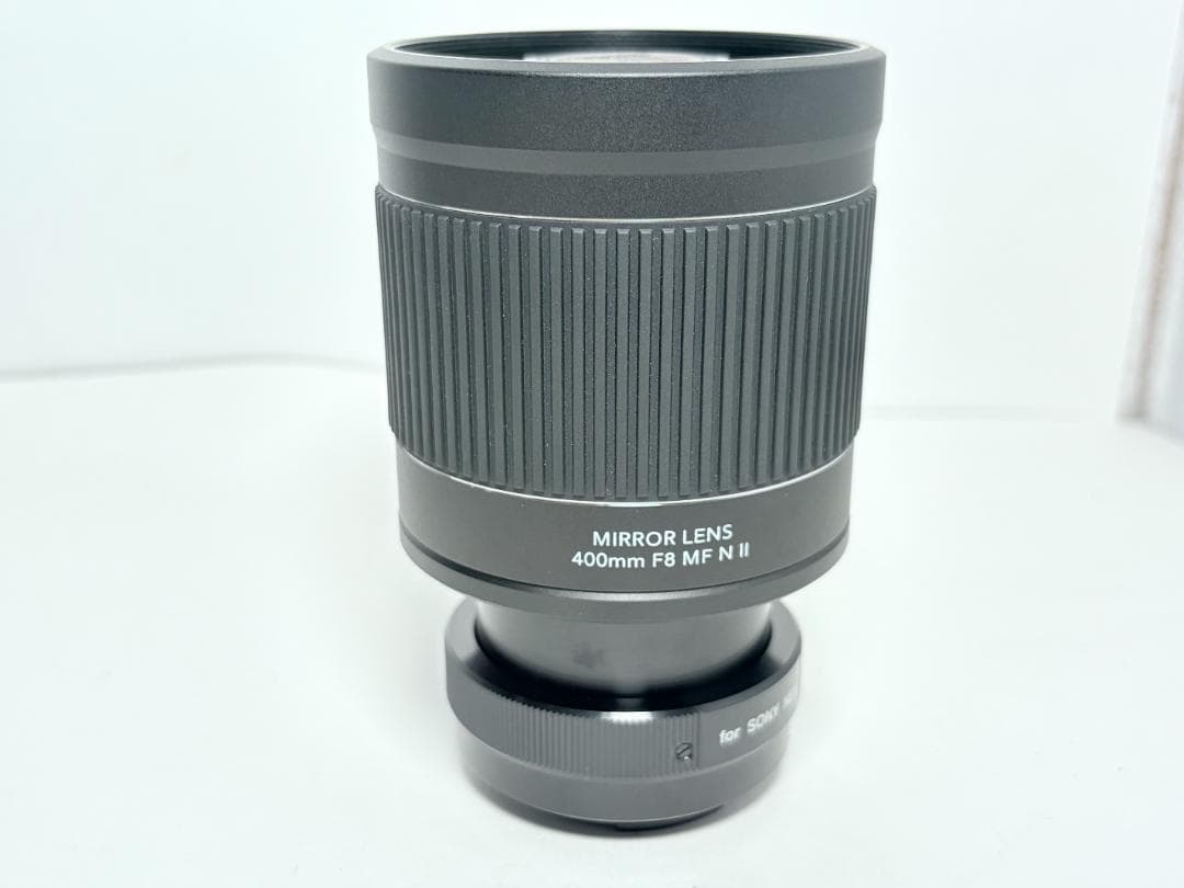 フード付き Kenko MIRROR LENS 400mm F8 NⅡSONY
