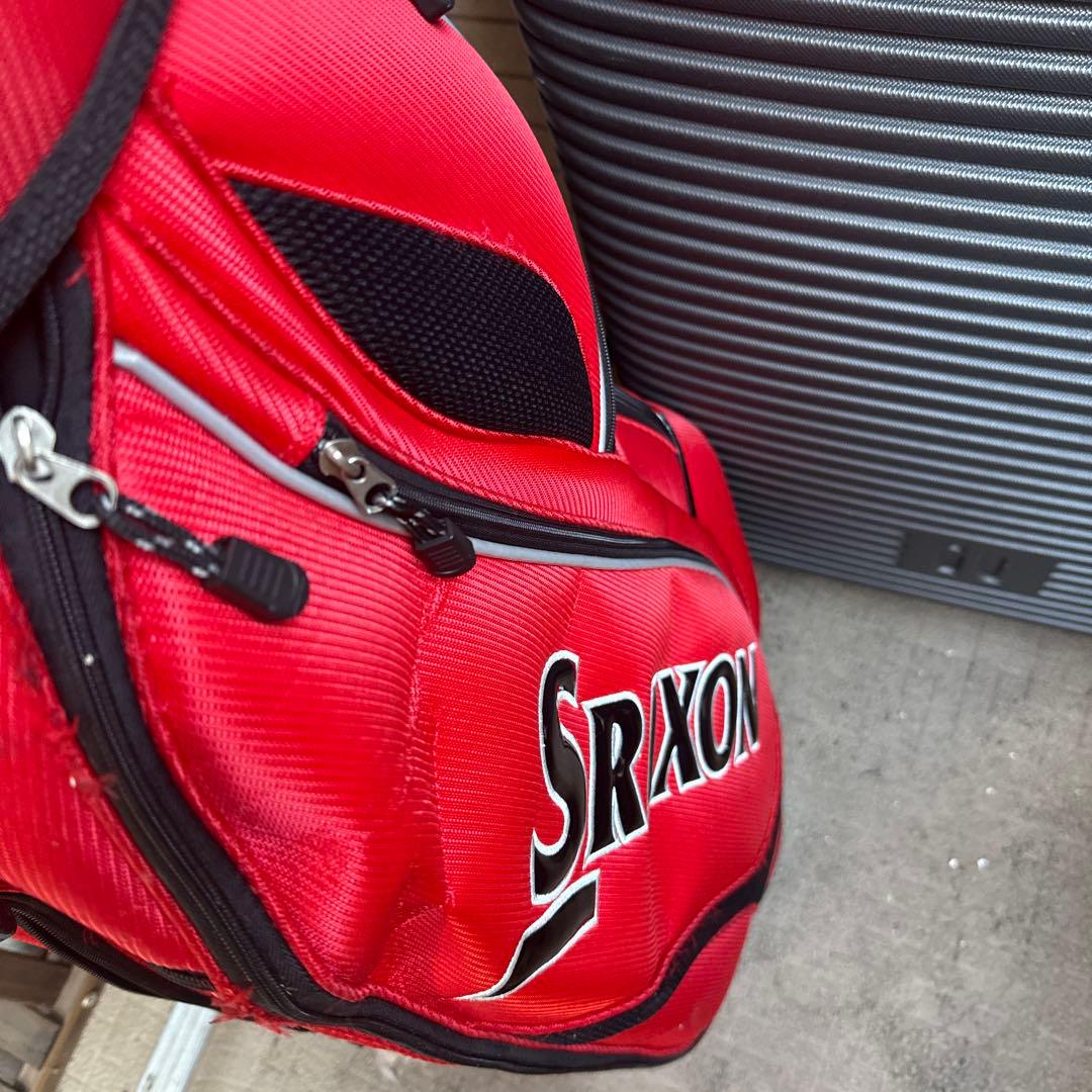 Srixon 赤色 キャディバッグ