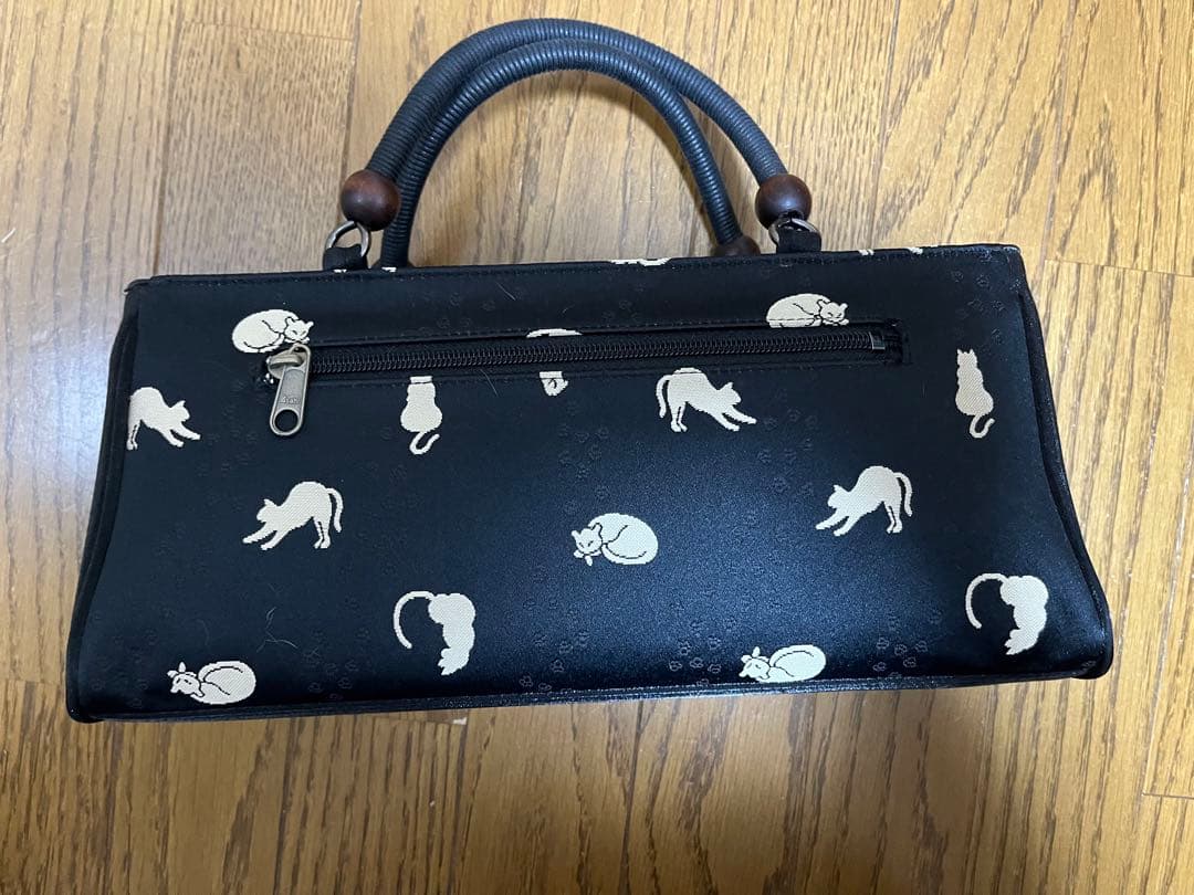 たぬぽん　和装バッグ　着物バッグ　ネコ　猫