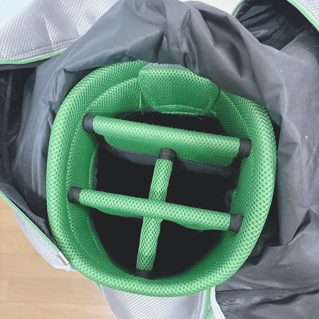 K424 美品！ドクロ 王冠 シルバー キャディバック