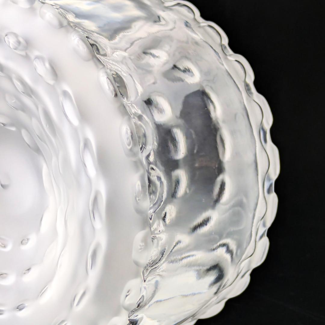 ラリック廃盤 27㎝デキャンタ パルメparme13307　波紋紋様 とても美品