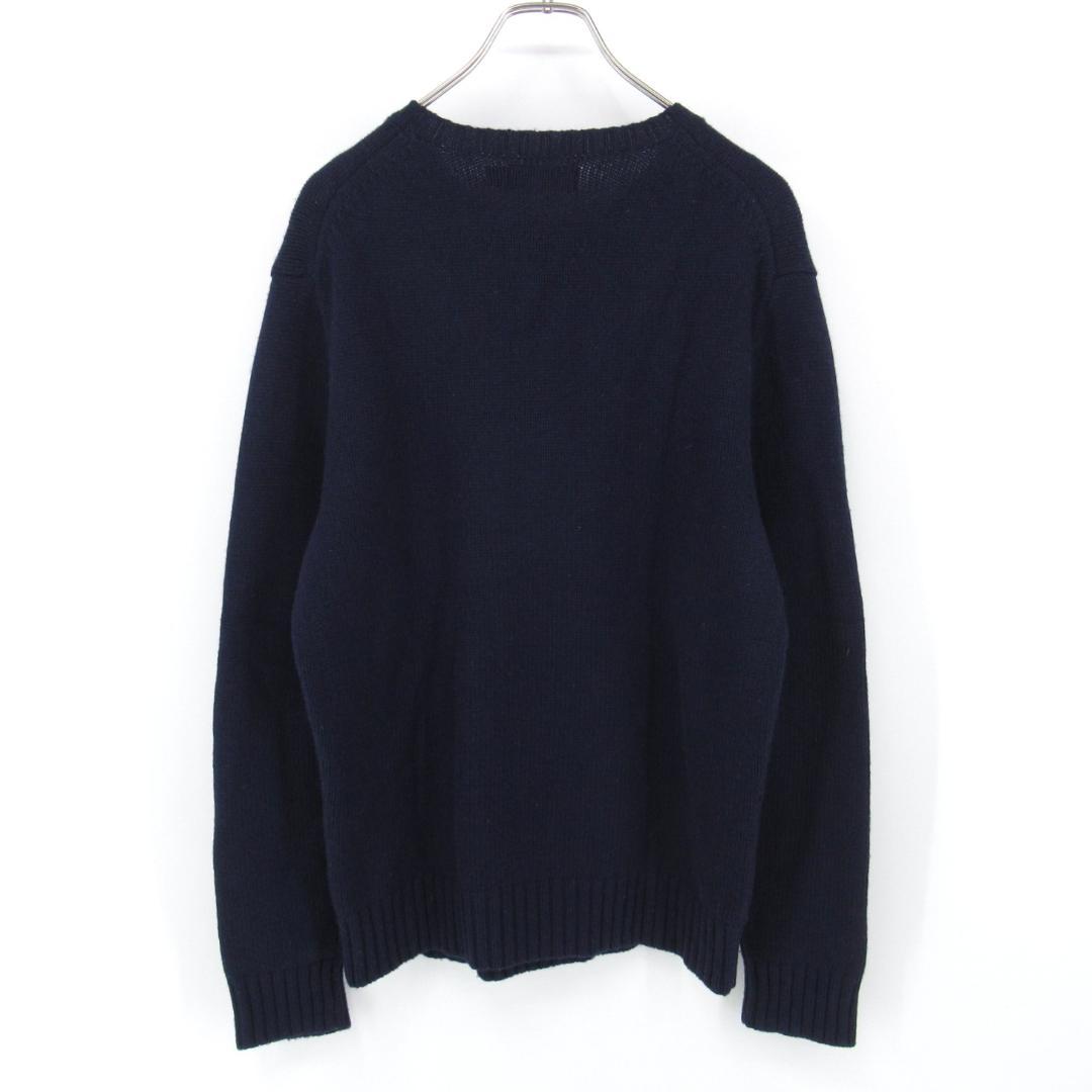 POLO RALPH LAUREN ポロベア ウールニットセーター S ネイビー