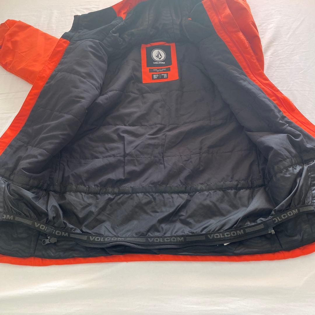 VOLCOM オレンジ スキーウェア 上下セット　Mサイズ　140