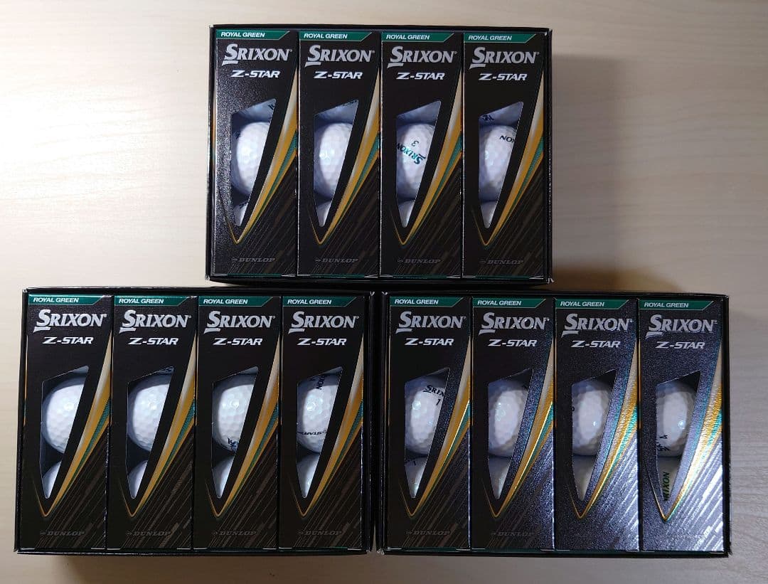 スリクソン Z-STAR ロイヤルグリーン 3ダースセット