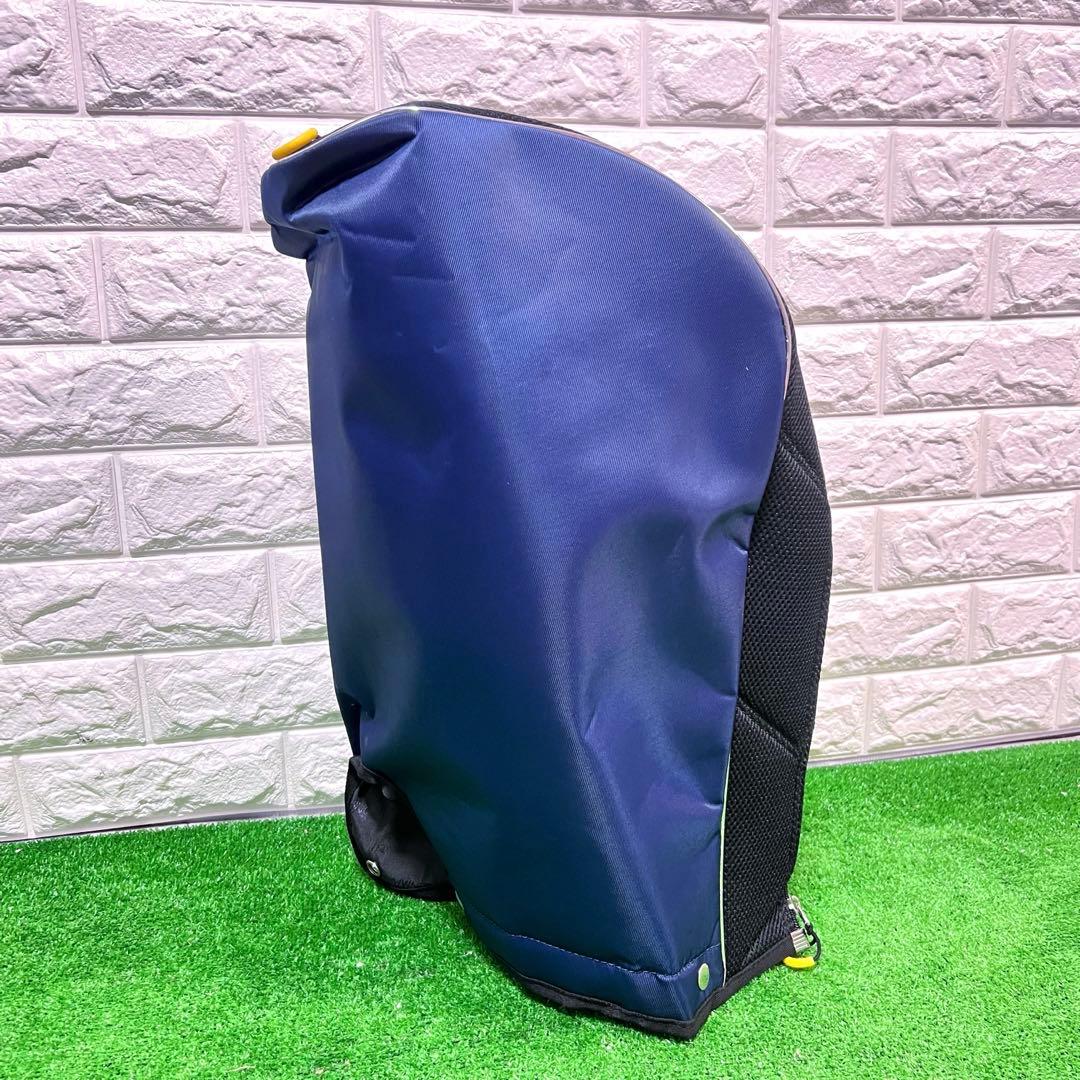 美品　HONMA キャディバッグ　9.5型　ネイビー/イエロー　軽量　可愛い