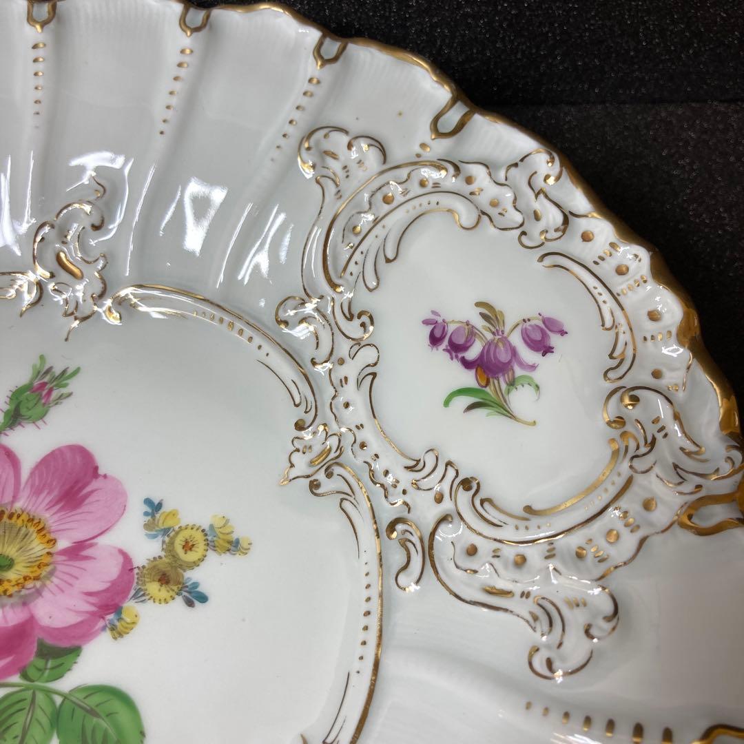 マイセンMeissen グランツゴールド大皿