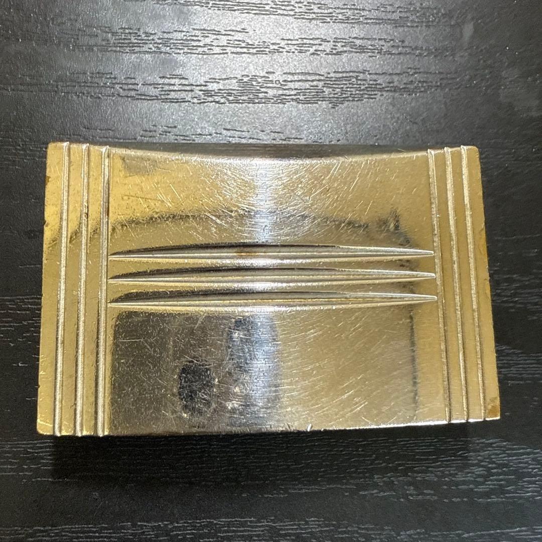 HERMES エルメスリバーシブルベルト65 プレートHバックル　シルバー