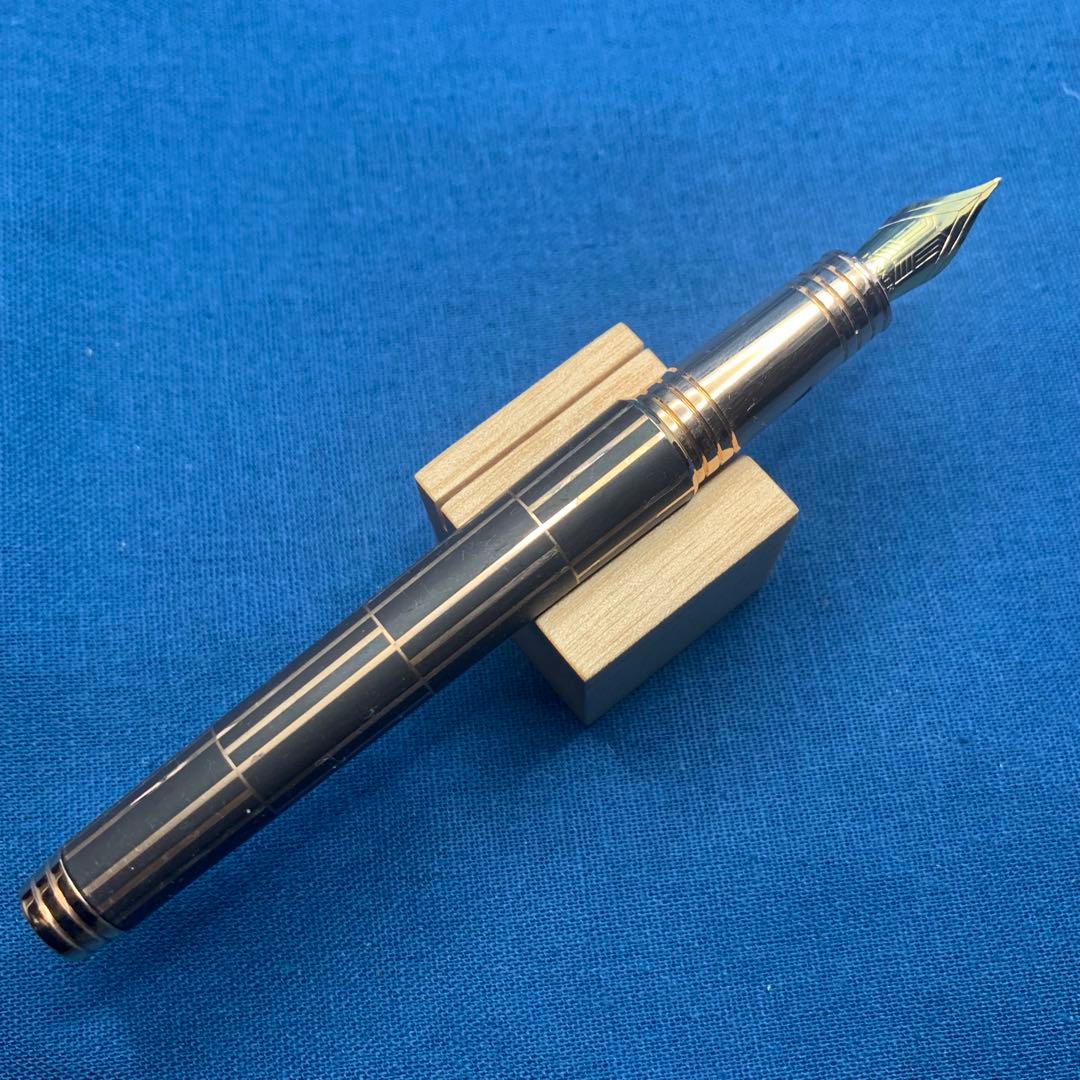 パーカー　プリミエ　18K F 万年筆　ラグジュアリー ブラウンPGT