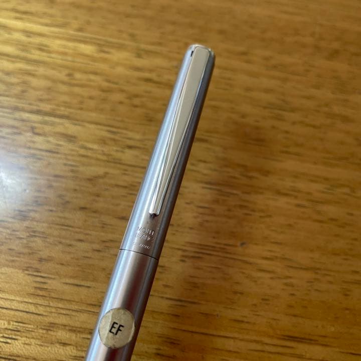 MONTBLANC モンブラン 万年筆 ノブレス MB EF シルバー