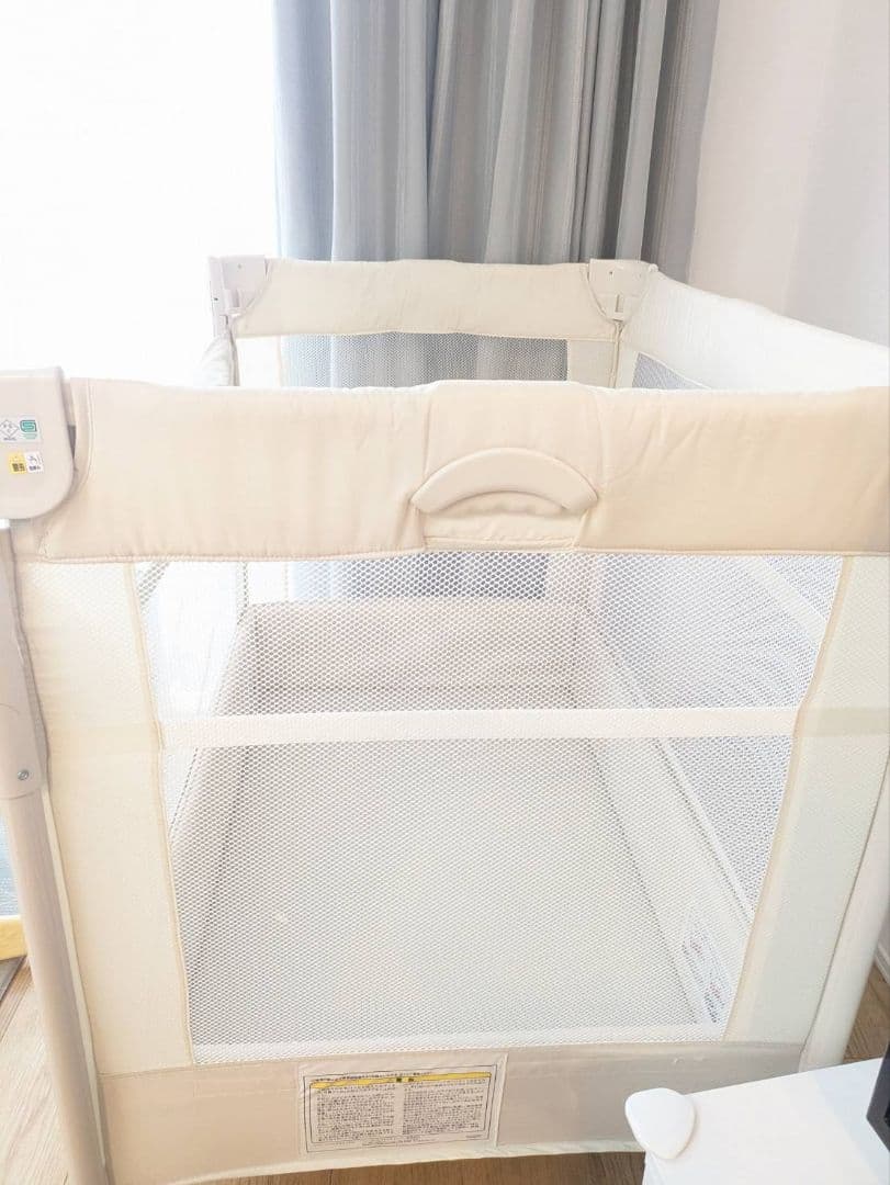 折りたたみ式ベビーベッド ココネルエアー Aprica 【収納バッグ付き】