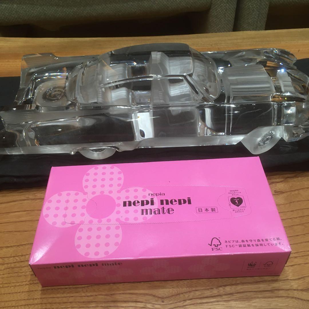 特大サイズのクリスタル製　車　41cmx17cmx11.5cm(高さ)