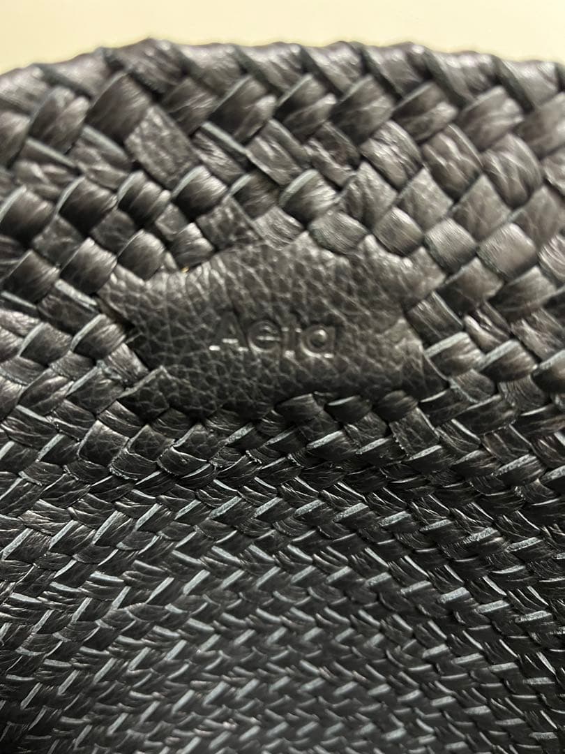 aeta レザーバスケット　Lサイズ　美品