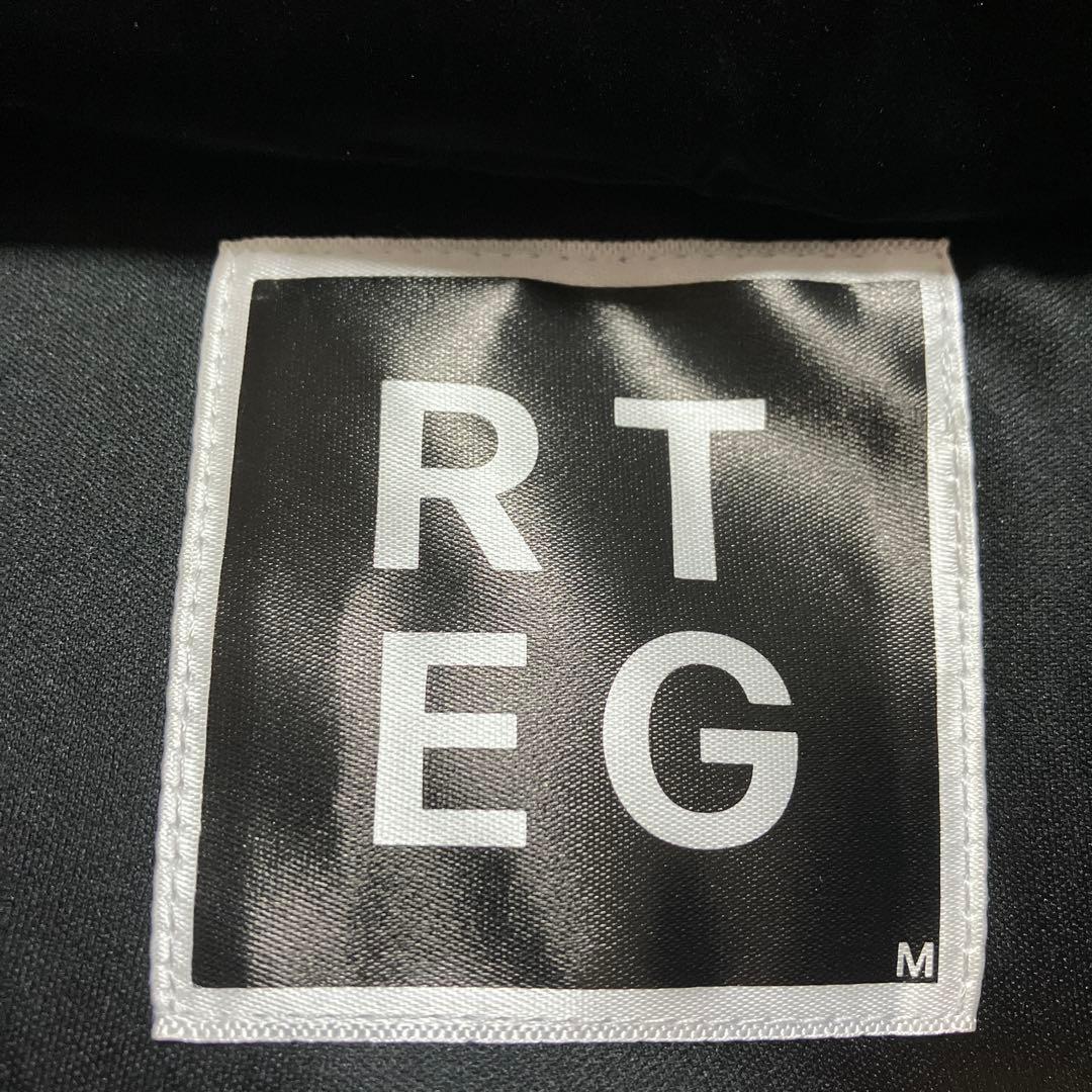 KRTEG フード付きダウンジャケット M 黒