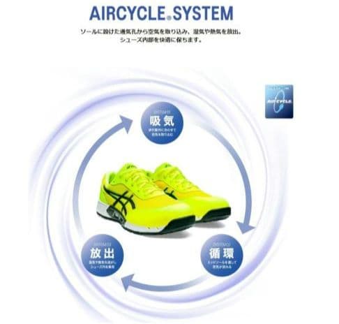 値引き中【新品】アシックス安全靴27.5 WIN JOB CP212 イエロー