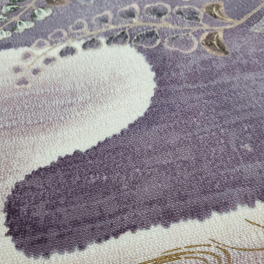 未使用♥️手描き紬訪問着「辻ヶ花」 パールトーン　トールサイズ◾お値打ち価格