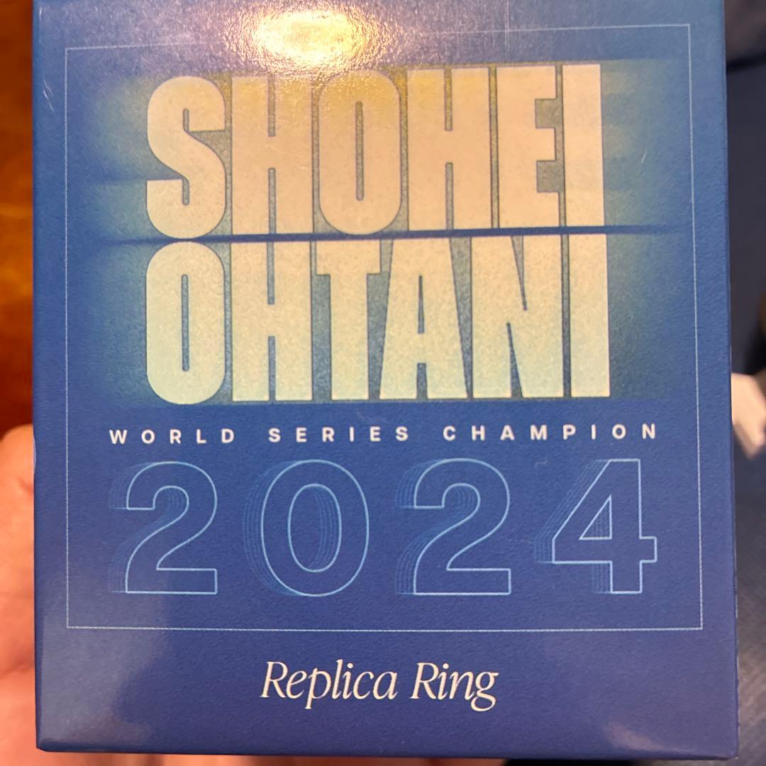 【限定】ドジャース記念品　大谷翔平選手　ワールドチャンピオンリング　レプリカ