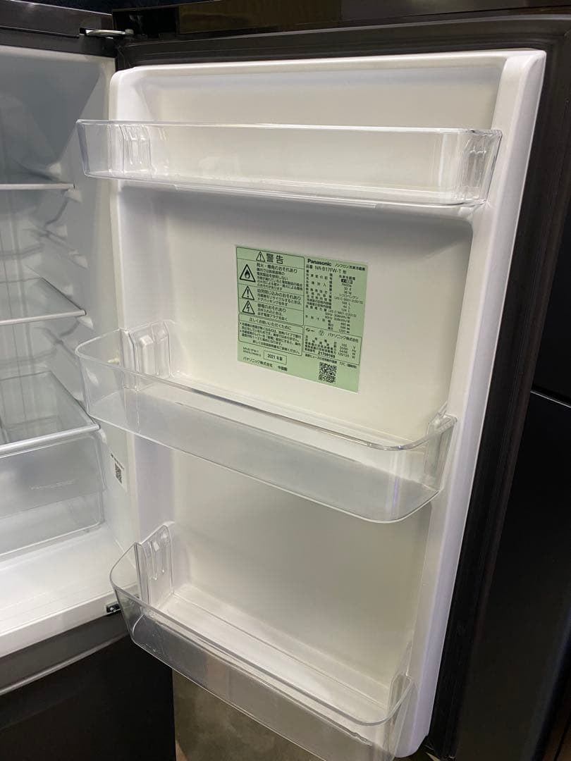 Panasonicノンフロン冷凍冷蔵庫168L 2021年製NR-B17FW-T