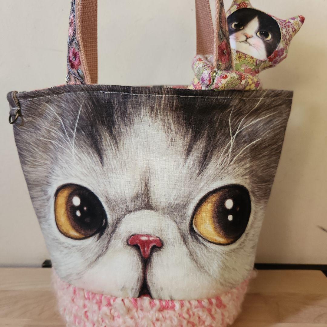 ゆ*ら様 コヤンイサムチョン　毛糸のカゴバック　ハンドメイド