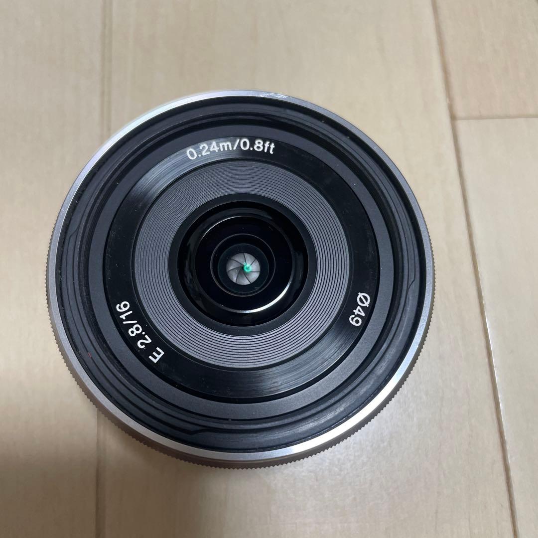 SONY NEX-5 ミラーレスカメラ シルバー　SEL16F28